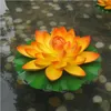 Diamètre de 60 CM Simulation Artificielle Fleur De Lotus Flottant Fleurs D'eau Pour La Maison De Mariage Décoration Fournitures Rose rouge blanc orange lotus