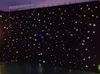 LED light effects large star Curtain 4m by 6m colth stage drapes Blue-White color with lighting controller LED Backdrop