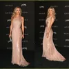 Red Carpet Celebrity Dress CMA Kate Hudson Jedno Ramię Płaszcza Szyfon I Cekiny Piętro długość Suknie Wieczorowe Darmowa Wysyłka Suknia Wieczorowa