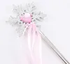 Fairy Wand linten slingers Kerst bruiloft feest sneeuwvlok edelstenen toverstokjes confetti feest rekwisieten decoratie evenementen gunsten Benodigdheden