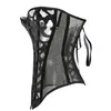 Sexy Mesh Steel Beened Taille Training Corset Steampunk Bustier Shapewear Body Sculpting Clothing Body Shaper