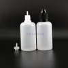 50 ml 100 stuks LDPE plastic druppelflessen met kindveilige veiligheidsdoppen en tips Vloeistofflessen hebben lange tepels