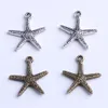 Silvercopper Retro Floating Charms Wisidant Starfish Produkcja DIY Biżuteria Wisiork Fit Naszyjnik lub bransoletki Urok 600pcllot 102955670