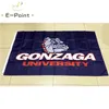 NCAA gonzaga البلدغ العلم البوليستر العلم 3ft * 5ft (150cm * 90 سنتيمتر) العلم راية الديكور تحلق المنزل حديقة في الهواء الطلق الهدايا