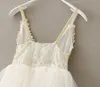 Marque Sweet Girl dentelle robes d'été 2015 Princesse Paillettes Tulle jarretelle V-cou Robe formelle pour SOIRÉE I4347