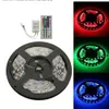 ストリップLEDストリップライト5050 SMD RGB RGB RGB RUBAN LED LIDE LIGHT RIBON NON WASTROOF 12V FITA DE LED 44Keys IRリモートコントローラー