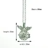 Fashion Pendants Necklace Baby Charms 3 Color Chime Balls Angel Fly Wing Necklace For Women Jewelry