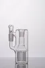 Real Image Glass Single Fritted Narghilè Ash Catcher con 12 Arm Tree Inline Perc 18mm Giunto ad angolo retto per Bong Rigs Smoking Stereo Matrix Ashcatchers