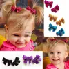 Pinces à cheveux pour bébé, Barrettes à nœud à paillettes, accessoires coulissants pour filles et enfants