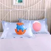 Mignon garçon fille enfants enfants ensembles de literie avec 8 pièces pur coton couette oreiller couvre-lit de haute qualité pour enfant