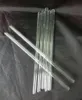 Wholesale free shipping new Thick transparent glass tube, 20cm length * 8mm diameter, glass Hookah / glass bong accessories, spo