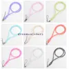 Bling Crystal Rhinestone Lanyard Diamond Long Hanging Luxury Rope Necklace String Neck Chain Sling Colorful for iphone ID Card Keychain Smart Phone Samsung