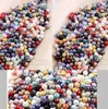 Multicolor Round Pearl Imitation Glass Pärlor 4mm 3000PCSlot Loose Beads Smycken DIY Fit Armband Necklace1724516