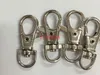Kostenloser Versand 3,8 cm Nickel Überzogene Schlüssel Ringe Karabiner Clips Karabinerhaken Schlüsselbund Schlüssel Ring Metall Schlüssel Halter, 1000 teile/los