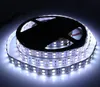 LED-strip SMD 5050 RGB 120LED / M Flexibele strip Licht 600LED Dubbele rij No-Waterdicht DC12V RGB wit / warm / wit / blauw / rood / groen