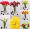 Mini Calla Lily For Wedding Bouquet Artificial Flower Real Touch For Home Wedding Party Free Shipping HP008