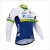 2015 orica greenedge Team invierno Fleece Ropa Ciclismo manga larga Ciclismo jersey + (babero) Pantalones Conjunto invierno térmica polar ropa ciclismo