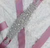 2019 Luxury Fashion Rhinestone Adornment Belt Wedding Dress Accessories Belt 100 Handgjorda Säljer XW61 Bridal Sashes2582814