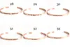 30 stuks inspirerende armband roségouden kleur positieve inspirerende citaten gegraveerde magere manchet stapelen gestempelde armband BG09374193