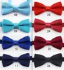boys bow ties Fashion girls neck ties baby boy bow tie Pure Color Butterfly Children England Tie Kids Party Accessories 13 style A3414998