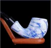 Tuyau en résine de Style chinois pour la maison, rétro, marteau incurvé amovible, peut filtrer la fumée quotidienne