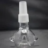 Curseur en verre de bol en verre de taille de joint multiple de 14.5mm et de 18.8mm pour le percolateur de bongs d'eau