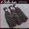 8A Pacotes de Cabelo Humano 3pcslot Não Processado Brasileiro Onda Profunda Ondulado Extensões de Trama de Cabelo Cabeça Cheia Forte Tecelagem Julienchina6156851