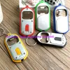 Fast DHL Free shipping 200pcs 3 in 1 Beer Can Bottle Opener LED Light Lamp Key Chain Key Ring Keychain Mixed colors