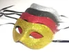 5色選択19 * 8.5cmセクシーな女性エレクトプリートゴールドパウダーフラットヘッドマスク神秘的なダンスマスク100ピース/ロット