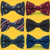 Koreaanse zijde Baby boog stropdassen jacquard kinderen bowtie Pas de gesp mannen strik 49 kleuren halsband beroeps stropdas voor kerstcadeau