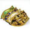 Novelty Shiny Flower Embroidery Half Face Braid Mask Venetian Mask Mardi Gras Mask