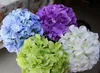 Zijde Hydrangea Bloem Bal Decorative Flower Real Touch Kunstbloemen Goede Kwaliteit voor Bruiloft Garden Market Decoratie Gratis verzending