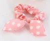 Mix Style Clips For Hair band Polka dot leopard trip hair rope Rabbit Ears scrunchy Hair tie Baby hair accessories6238583