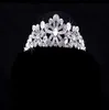 2017 hot verkoop nieuwe luxe strass ketting oorbellen driedelige bruids bruiloft tiaras kroon haaraccessoires doos