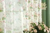 キッチンブラックアウトカーテンのためのRusticpastoral Windowカーテンウィンドウドレープパネルストリートメントホーム装飾Floral2859411