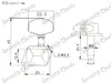 アコースティックギターチューナー用のセットクロム半分のチューニングペグキービッグスクエアハンドルギターパーツ付きマシンヘッド54755708504402