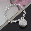 Livraison gratuite avec numéro de suivi Top vente 925 Bracelet en argent Europe Bracelet en perles creuses bijoux en argent 20 Pcs/lot pas cher 1775