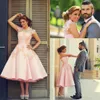 2016 Top Fashion Special Oferta Koronna krótka suknia ślubna dla kobiet luksusowa suknia pleców