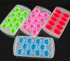 Safety envirement cretive fruit and lips designs silicone ice mould
