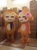 2017 Hot sale Lovely YOYO and CICI cartoon doll Mascot Costume Free shipping