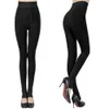 leggings pour femmes Leggings en molleton pour femmes épais hiver chaud taille haute stretch Leggings pantalon slim