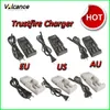 US / UE / UE / UE / AU Plug TrustFire Charger Multi Charge Recarregável Funcional para Mods 18650 10430 14500 16340 17670 18500 Bateria Li-Ion Proteger