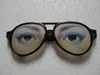 Komik plastik lensler Cadılar Bayramı Noel Hediye Parti Şaka Plastik gözlük Kadınlar ve Erkekler Göz Wacky komik gözlük kızlar 300 adet / grup