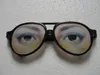 Funny plastic lenses Halloween Christmas Gift Party Joke Plastic glasses Women and Men Eye Wacky funny glasses girls 300pcs/lot