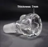 18,8 mm glasskalle skål för glasbubblare och askfångare glasrökningsskål