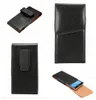 Universal Hip Holster Sheep Leather Flip Cover Falls för iPhone 14 13 12 11 XS Max XR X 8 7 6 5 SE Galaxy S23 S20 S22 S21 360 Vertikal Buckle Belt Business Men Pouch