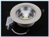 3 W/5 W/7 W/10 W/15 W/20 W COB led downlight plafond spot haute luminosité plafond encastré downlight, lampes blanches chaudes/froides