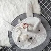 Wholesale- 1 Piece Round Newborns Baby Soft Play Mat Cartoon with Ear Playing Bedding Carpet Mat P15