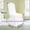 Livraison Gratuite 100 pcs Universel Blanc Spandex De Mariage Lycra Chaise Couvre pour Mariage Banquet Hôtel Décoration Vente Chaude En Gros #