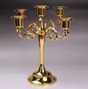 Ljusstake Het Popular Metal Holders 5-Arms/3-Arms Candle Stand Wedding Decoration Candelabra Centerpiece Candlestick FMT2150